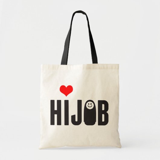Love hijab tote bag (Voorkant)
