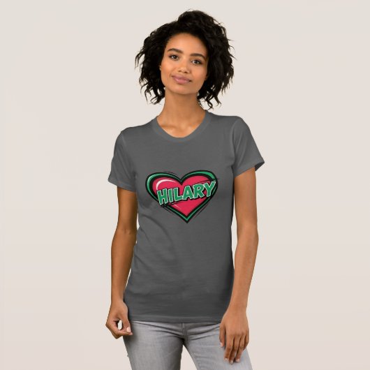 Love Hilary T-shirt (Voorkant volledig)