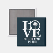 LOVE Hilton Head Island Magneet (Voorkant / Achterkant)