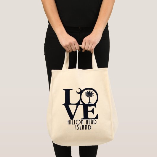 LOVE Hilton Head Island Tote Bag (Voorkant (product))