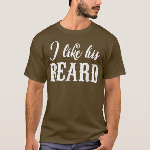 Love His Beard Her Butt Matching Couples Complim T-shirt