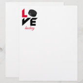 Love hockey (Voorkant / Achterkant)