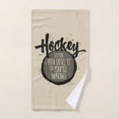 Love Hockey Bad Handdoek (Handdoek)