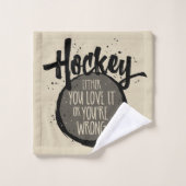 Love Hockey Bad Handdoek (Wasdoekje)