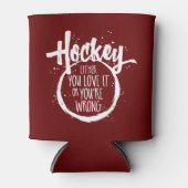 Love Hockey Blikjeskoeler (Voorkant)