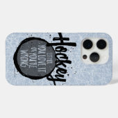 Love Hockey Case-Mate iPhone Case (Achterkant (horizontaal))