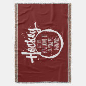 Love Hockey Deken (Voorkant Verticaal)