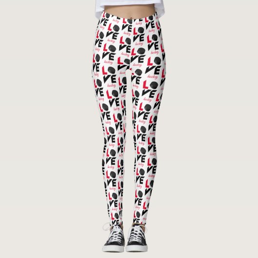Love hockey leggings (Voorkant)