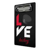 Love hockey mini klembord (Angled2)