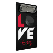 Love hockey mini klembord (Schuin)