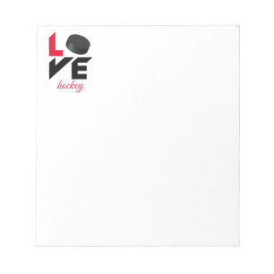 Love hockey notitieblok