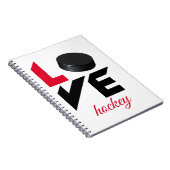 Love hockey notitieboek (Rechterzijde)