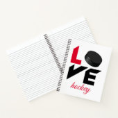 Love hockey notitieboek (Binnen)