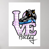 Love Hockey Poster (Voorkant)