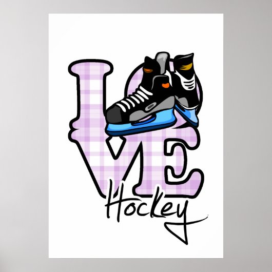 Love Hockey Poster (Voorkant)