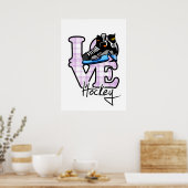 Love Hockey Poster (Keuken)