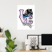 Love Hockey Poster (Thuiskantoor)