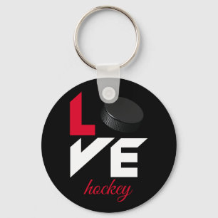 Love hockey sleutelhanger