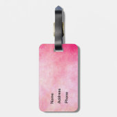 Love Hockey Swirl Bagagelabel (Achterkant verticaal)