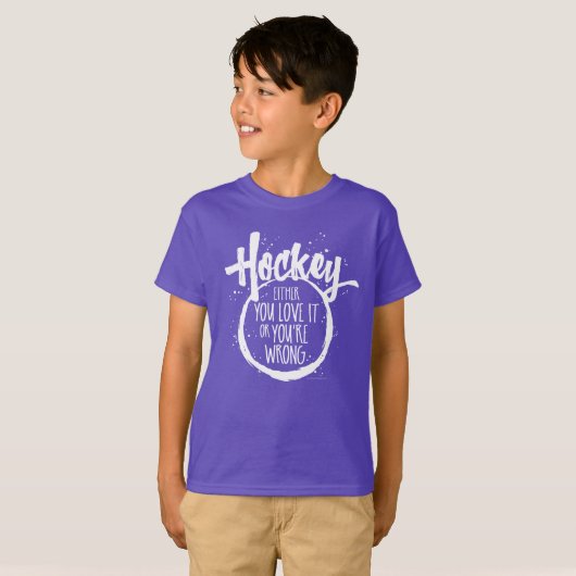 Love Hockey T-Shirt (Voorkant volledig)