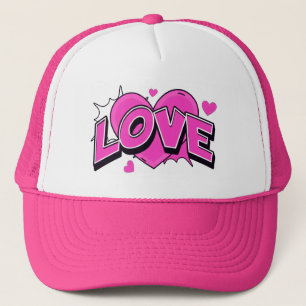 LOVE Hoed Trucker Pet