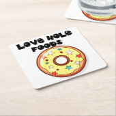 Love Hole Foods Kartonnen Onderzetters (Schuin)