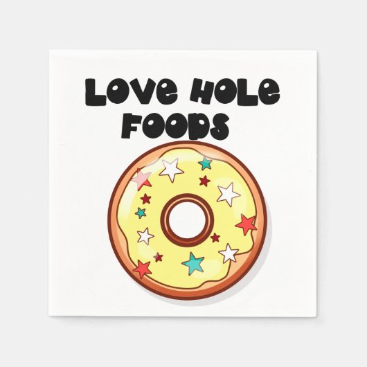 Love Hole Foods Servet (Voorkant)