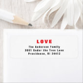 Love Holiday Etiket (Insitu)