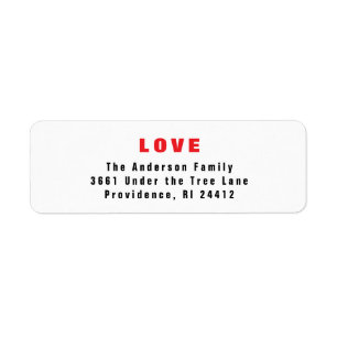 Love Holiday Etiket