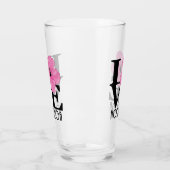 LOVE Holualoa Pink Hibiscus Glas (Links)