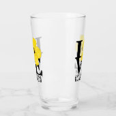 LOVE Holualoa Yellow Hibiscus Glas (Links)