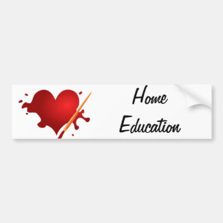 Love Home Education Bumpersticker