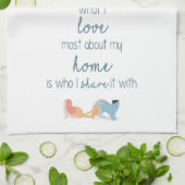 Love Home Ferretten Theedoek (Gevouwen)