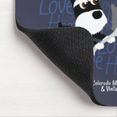 Love, Home - Schnauzer Muismat (Hoek)