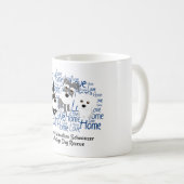 Love, Home - Schnauzer White Mok (Voorkant rechts)