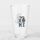 Love Home State of Michigan Silhouette with Photo Glas (Voorkant)