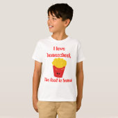Love Homeschool French Fries T-shirt (Voorkant volledig)