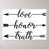 Love Honor Poster (Voorkant)