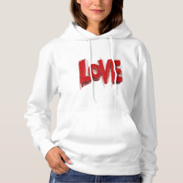 LOVE Hoodie, paar cadeau, geschenken, valentijn ca Hoodie