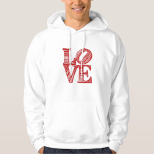 LOVE Hoodie, Valentijnsdag hoodie cadeau