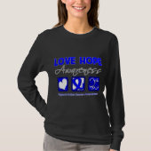 Love Hope Awareness Colon Cancer T-shirt (Voorkant)