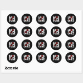 Love Hope Cure - Bewustzijn van sikkelcellen Ronde Sticker (Vel)