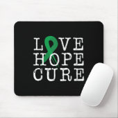 Love Hope Cure Galblaaskanker Bewustzijn Vind een Muismat (Met muis)