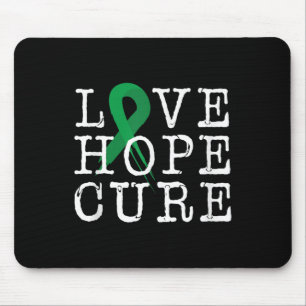 Love Hope Cure Galblaaskanker Bewustzijn Vind een Muismat