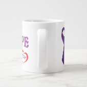 Love Hope Cure Grote Koffiekop (Achterkant)