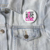 Love Hope Cure | Voorlichting over borstkanker Ronde Button 5,7 Cm (In situ)