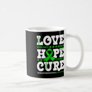 Love Hope Cure Warrior Kidney Disease Awareness SU Koffiemok