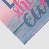 Love Hope Cure | Zonnestraten met handschildpad Tissuepapier (Detail)