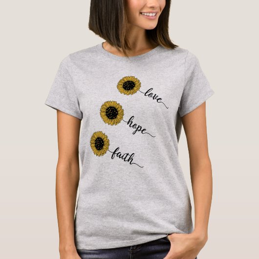 Love Hope Faith T-shirt (Voorkant)