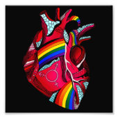 Love Hope Kindness Equality Incluity Diversity Pe Foto Afdruk (Voorkant)